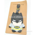hot sale silicon rubber luggage tag with cartoon design